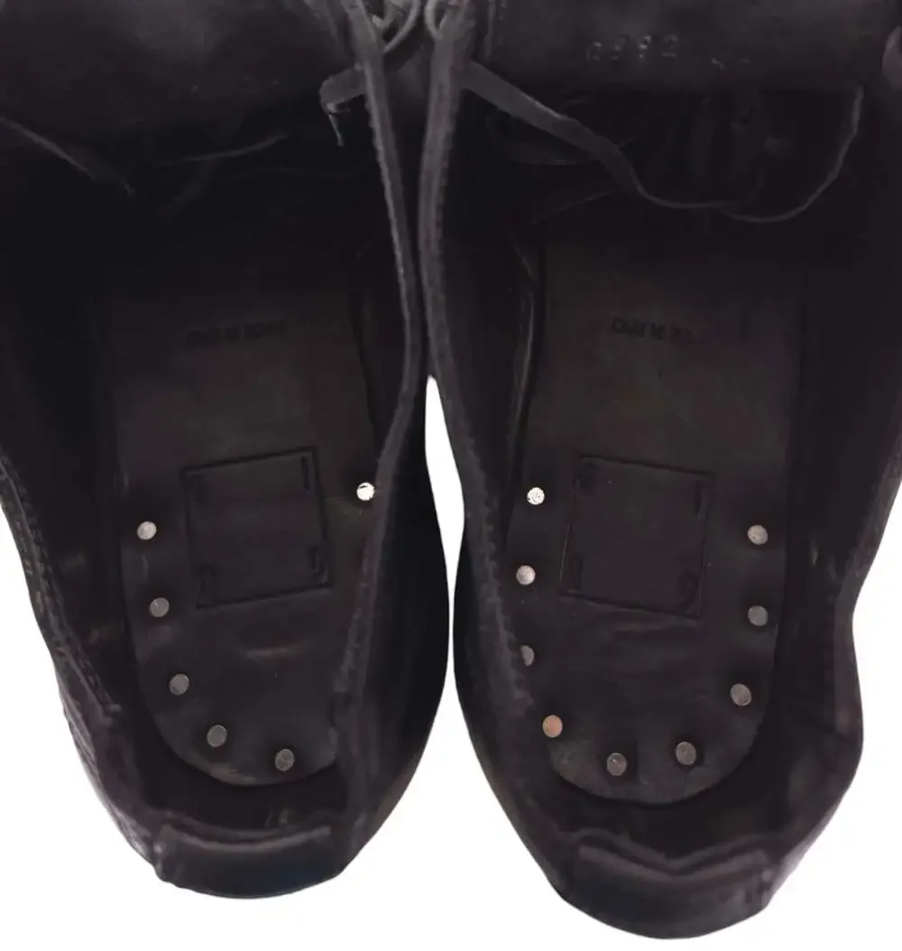 Guidi 792V Classic Horse Derby Shoes US 7 EU 40 Mens Black Leather